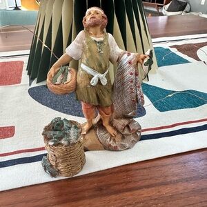 Fontanini Fisherman Figurine